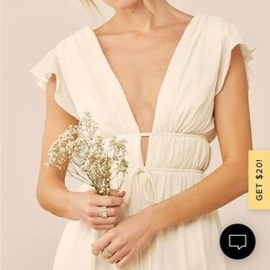Lulus cream dress